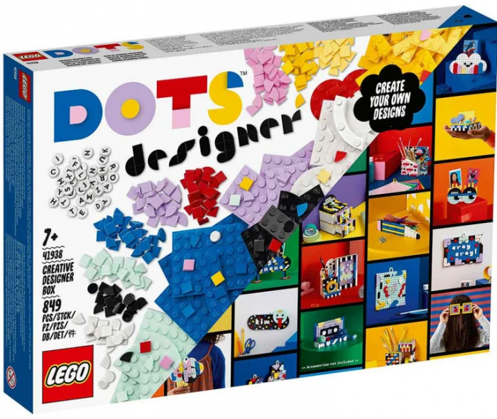 Конструктор LEGO DOTS Коробка для творчого дизайну 41938