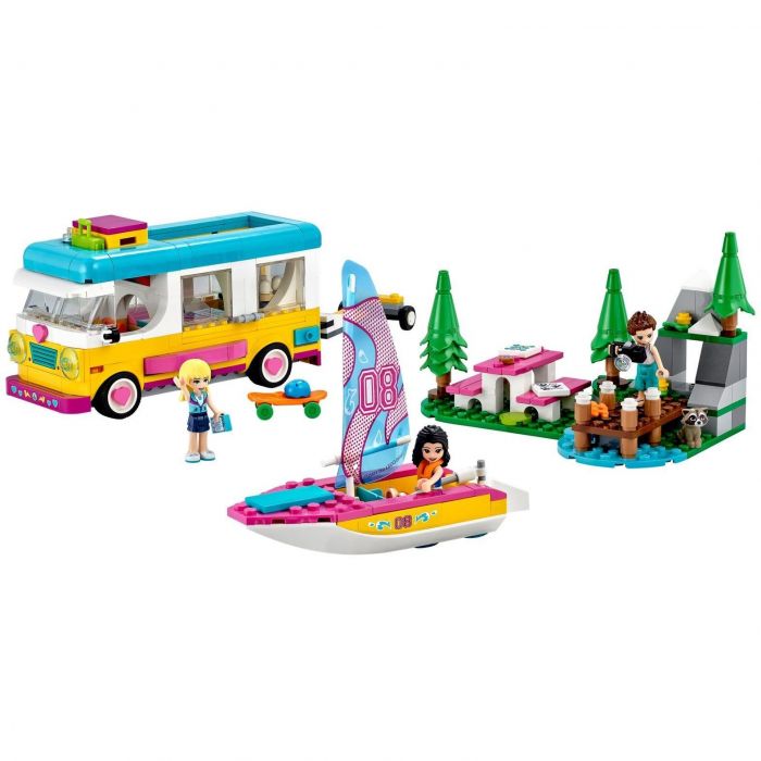 Конструктор LEGO Friends Лісовий будинок на колесах і яхта 41681