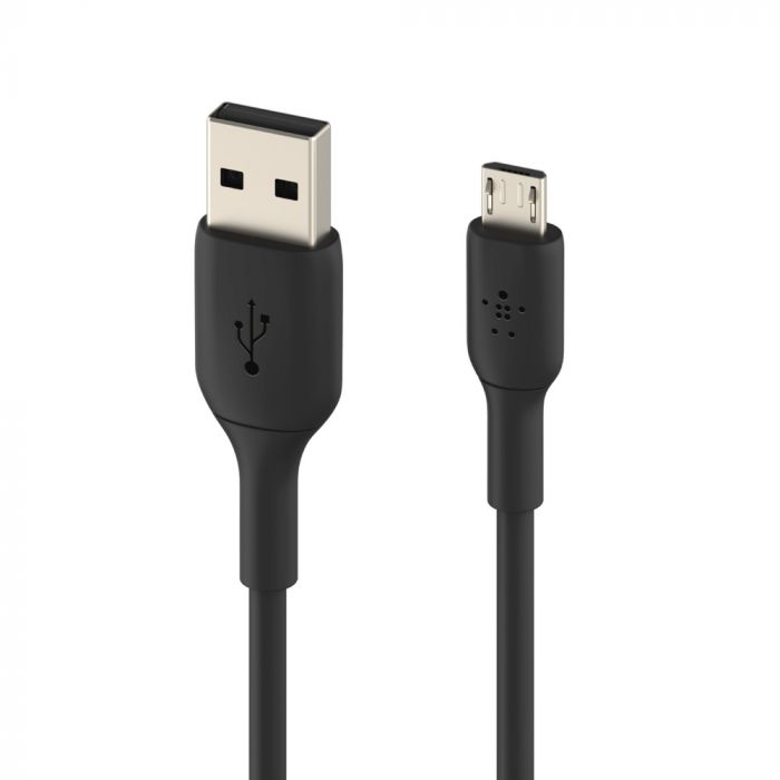 Кабель Belkin USB-A - MicroUSB, PVC, 1m, black