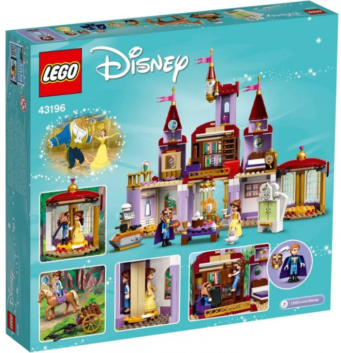 Конструктор LEGO Disney Замок Белль і Чудовиська 43196