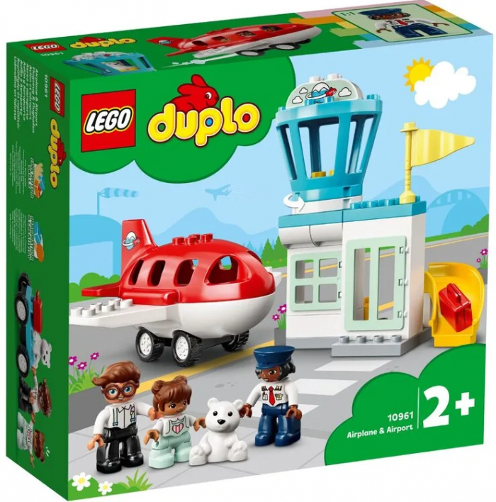 Конструктор LEGO DUPLO Літак і аеропорт 10961