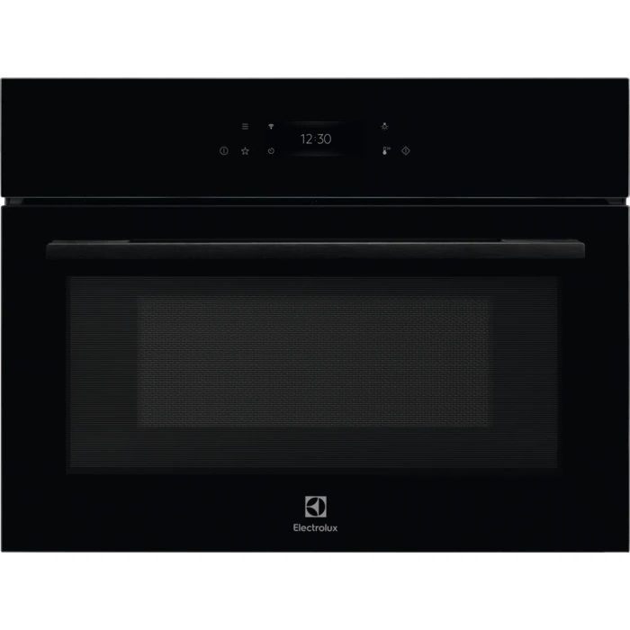 Духова шафа компактна Electrolux VKL8E08WZ, функція мікрохвиль, 43 л, Wi-Fi, Диспл., Чорний