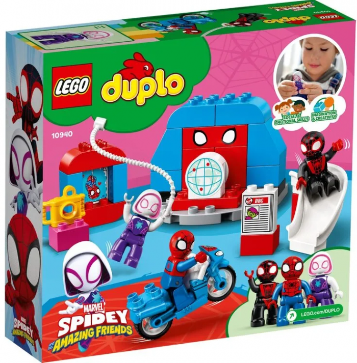 Конструктор LEGO DUPLO Штаб-квартира Людини-Павука 10940