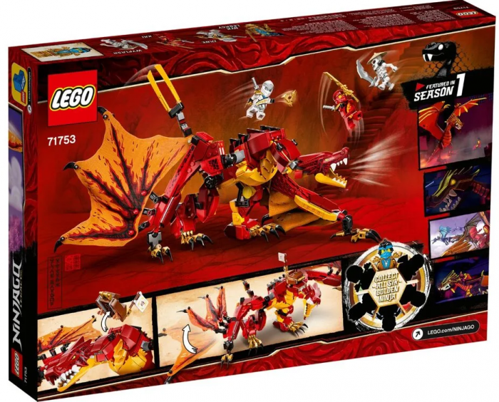 Конструктор LEGO Ninjago Напад вогняного дракона 71753