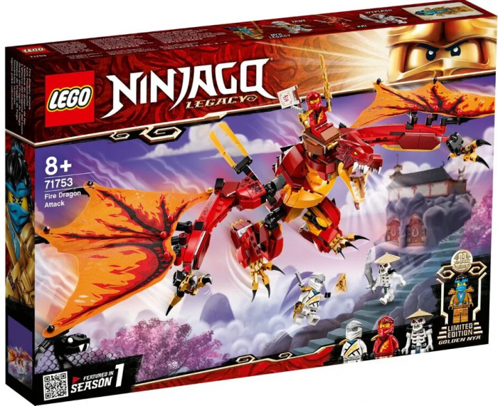 Конструктор LEGO Ninjago Напад вогняного дракона 71753