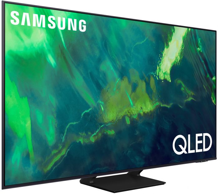 Телевiзор 75" QLED 4K Samsung QE75Q70AAUXUA Smart, Tizen, Black