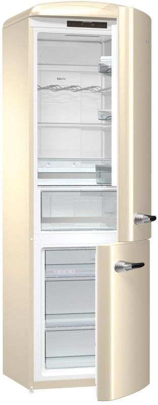 Холодильник з нижн. мороз. камерою Gorenje ONRK193C, 194х67х60см, 2 двері, 222( 85)л, А+++, NF+, Інв. , Зона св-ті, Внутр. Диспл