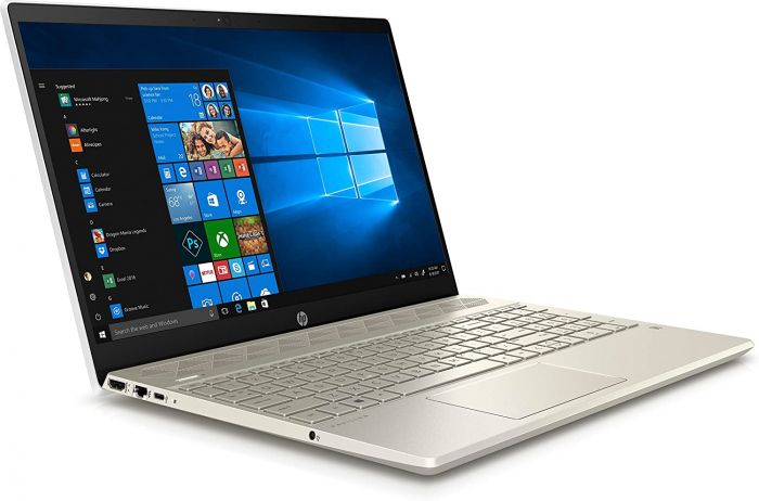 Ноутбук HP Pavilion 15-eh1053ua 15.6" FHD IPS AG, AMD R5 5500U, 12GB, F512GB, UMA, DOS, золотистий