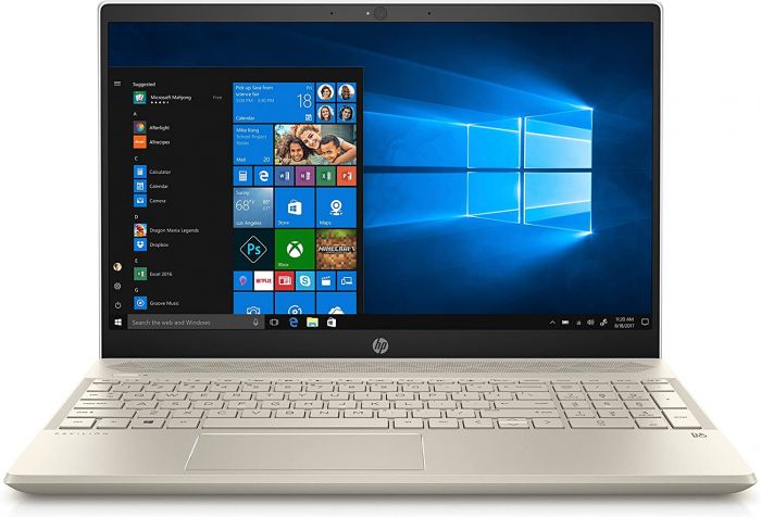 Ноутбук HP Pavilion 15-eh1053ua 15.6" FHD IPS AG, AMD R5 5500U, 12GB, F512GB, UMA, DOS, золотистий