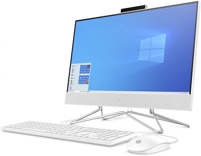 Персональний комп'ютер-моноблок HP All-in-One 21.5FHD IPS AG/Intel Pen J5040/8/256F/int/kbm/DOS/White