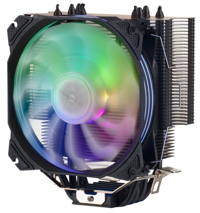 Процесорний кулер 2E GAMING AIR COOL (AC120D4)  ARGB,2510-4pin,+ 5V 3pin RGB, 775,115X,1366,2011,FM1,FM2,AM2,AM2+,AM3,AM3+,AM4,120мм,TDP 150W