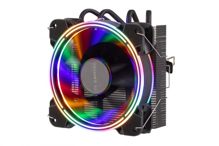 Процесорний кулер 2E GAMING AIR COOL (AC120T4) RGB,775,115X,1366, FM1,FM2,AM2,AM2+,AM3,AM3+,AM4, 120мм, 2510-4 pin, TDP 130W