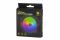 Корпусний вентилятор 2E GAMING AIR COOL (ACF120PA-ARGB ), 120мм, 2510-4PIN + 5V 3PIN RGB, білі лопаті, чорна рамка