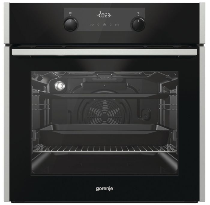 Духовка Gorenje BOP737E20XG/ 70 л./A-10% /піроліз/гриль/таймер/програматор IconLED/нержав.