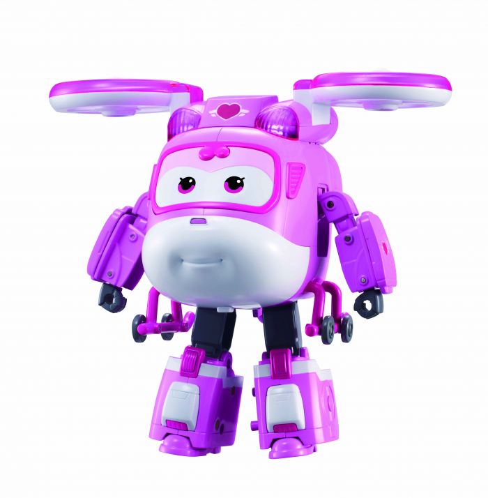 Ігрова фігурка-трансформер Super Wings Supercharge Lights&Sounds Dizzy, Діззі, світло, звук