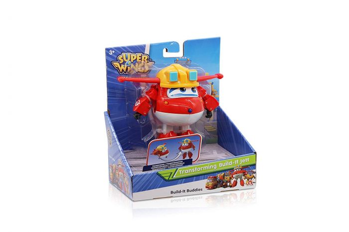 Ігрова фігурка-трансформер Super Wings Transforming Build-It Jett, Джетт будівельник