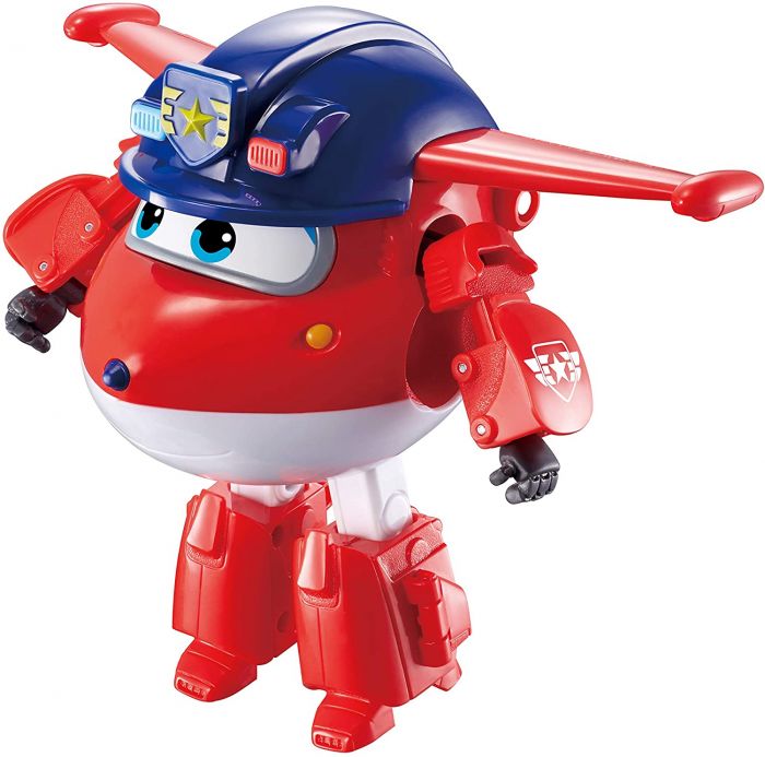 Ігрова фігурка-трансформер Super Wings Transforming Police Jett, Джетт поліцейський