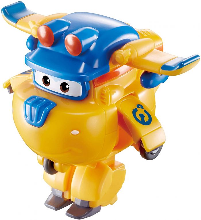 Ігровий набір Super Wings Transform-a-bots, 4 фігурки-трансформери, Джетт, Пол, Астра, Донні будівельник