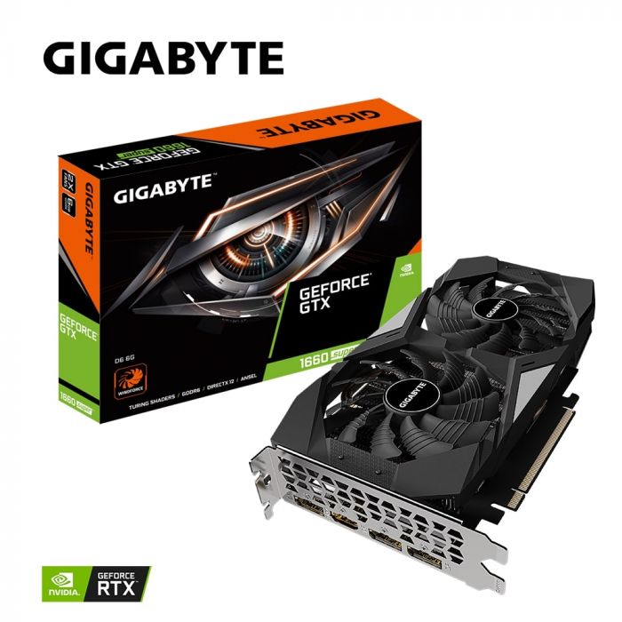 Відеокарта GIGABYTE GeForce GTX 1660 SUPER 6GB GDDR6