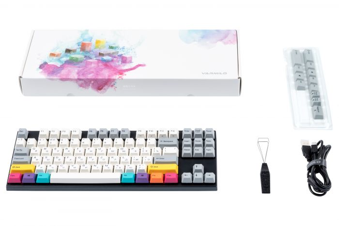 Клавіатура Varmilo MA87M V2 CMYK EC Daisy V2 RU