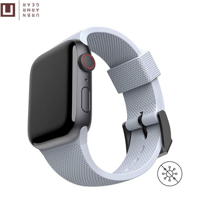 Ремінець UAG [U] для Apple Watch 44/42 Dot Silicone, Soft Blue