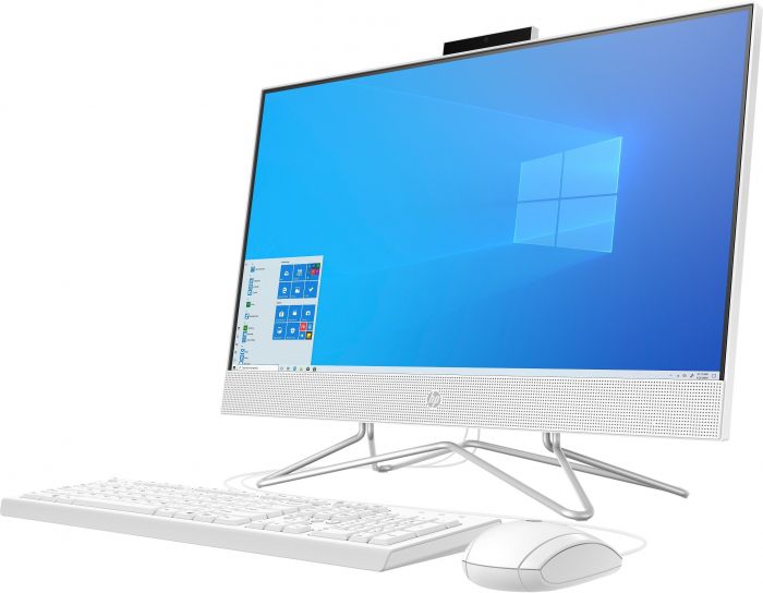 Персональний комп'ютер-моноблок HP All-in-One 23.8FHD IPS AG/Intel i3-1125G4/8/256F/int/kbm/DOS/White