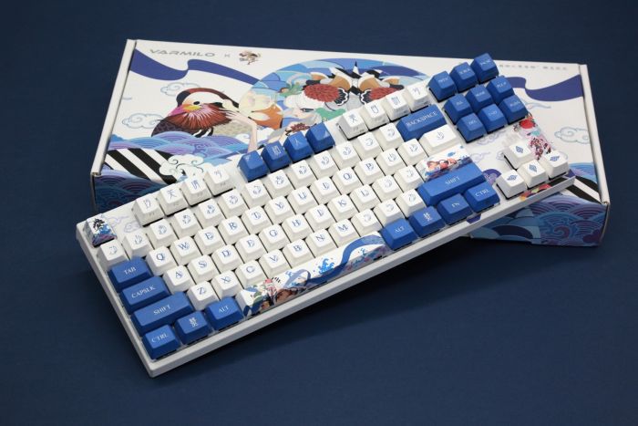 Клавіатура Varmilo VA87M Lovebirds-I Cherry MX Silent RedEN