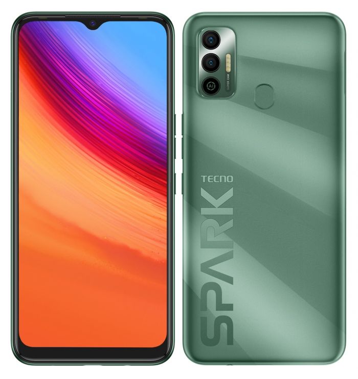 Смартфон TECNO Spark 7 (KF6n) 4/64Gb NFC 2SIM Spruce Green