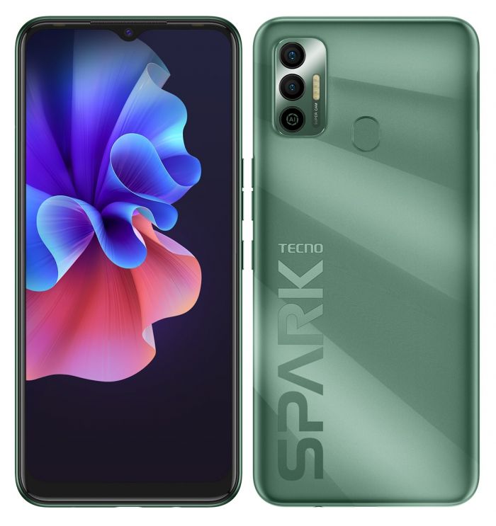 Смартфон TECNO Spark 7 (KF6n) 4/128Gb NFC 2SIM Spruce Green