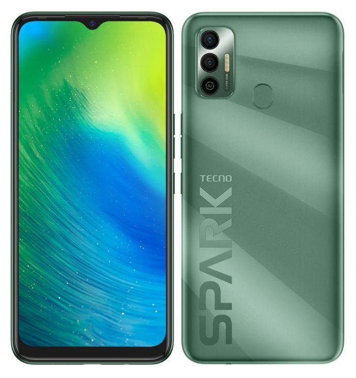 Смартфон TECNO Spark 7 (KF6n) 4/128Gb NFC 2SIM Spruce Green