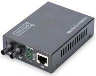 Медіа конвертор DIGITUS Gigabit, RJ45 / MM ST DX, 850nm, 0.5km