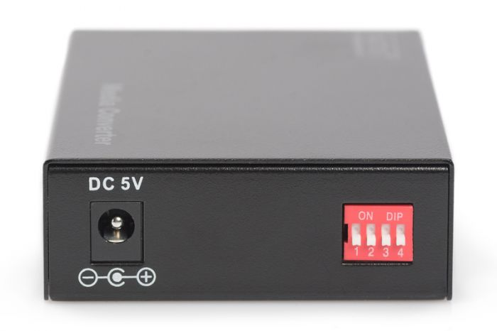 Медіа конвертор DIGITUS Gigabit, RJ45 / MM SC DX, 850nm, 0.5km