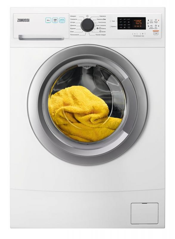 Пральна машина з фронт. завант. Zanussi ZWS416SU, 6кг, 1000, A+++, глибина 42см, Дисплей, Білий