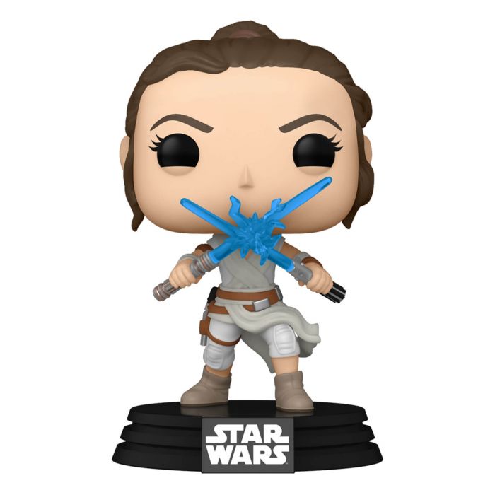 Фігурка Funko POP! Bobble Star Wars Ep 9 Rey w/2 Light Sabers 51484