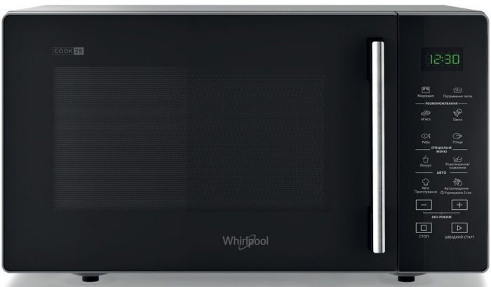 Мiкрохвильова пiч Whirlpool MWP251SB 25л/900Вт/елект.управлiння/Чорний