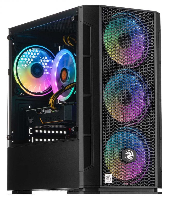 Комп’ютер персональний 2E Complex Gaming Intel i5-10400F/H410/16/480F/NVD1660S-6/FreeDos/GB700/500W