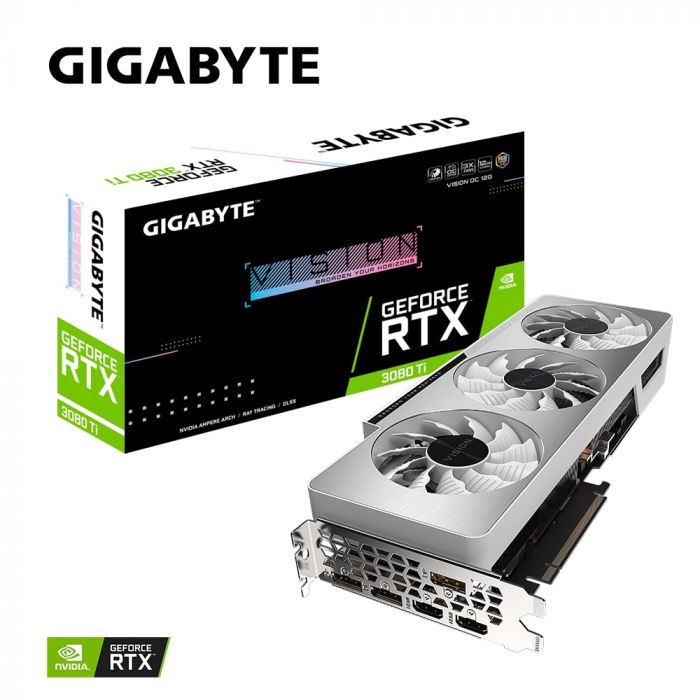 Відеокарта GIGABYTE GeForce RTX3080 Ti 12GB GDDR6 VISION OC LHR