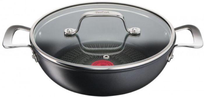 Сотейник Tefal Unlimited 26 см скляна кришка, алюміній