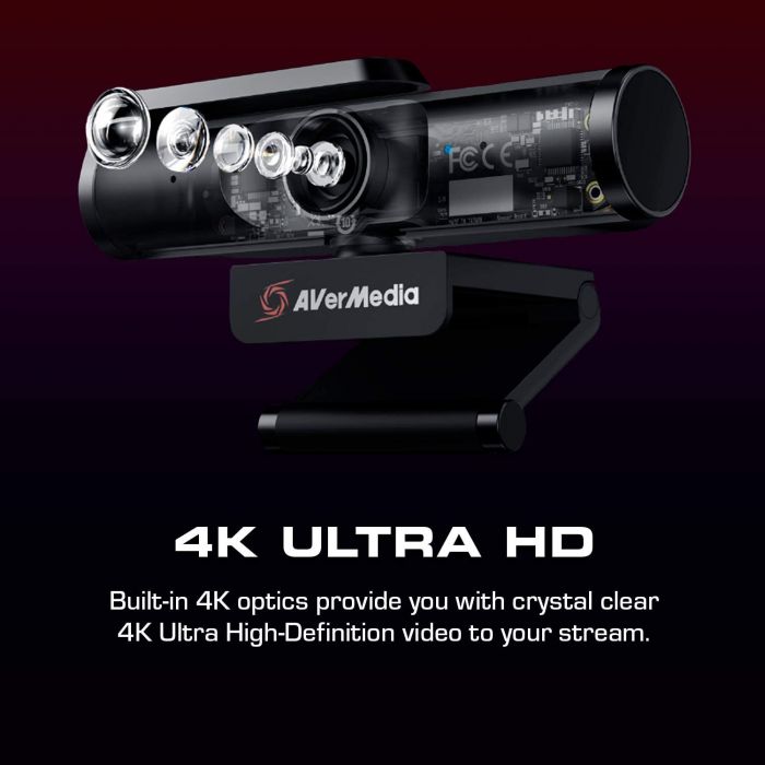 Веб-камера AVerMedia Live Streamer CAM PW513 4K Black