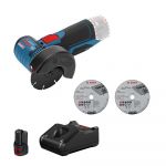 Шліфмашина кутова Bosch GWS 12V-76, акум., 12В, диск 76мм, шпіндель М5, 19500 об/хв, 0.89кг Шліфмашина кутова Bosch GWS 12V-76, акум., 12В, диск 76мм, шпіндель М5, 19500 об/хв, 0.89кг