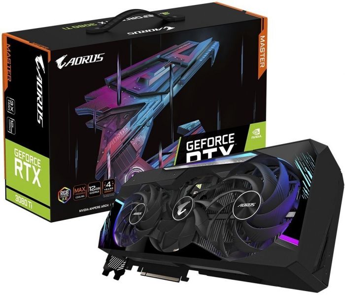 Відеокарта GIGABYTE GeForce RTX3080 Ti 12GB GDDR6 AORUS M LHR