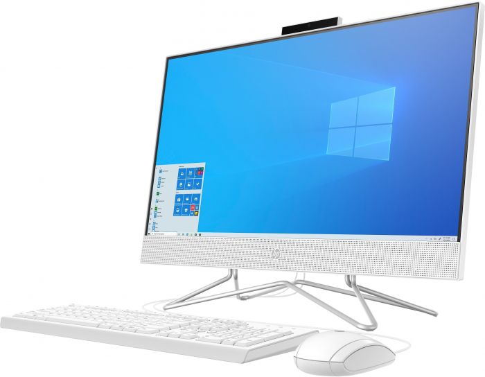 Персональний комп'ютер-моноблок HP All-in-One 23.8FHD IPS AG/Intel Pen J5040/8/256F/int/kbm/DOS/White