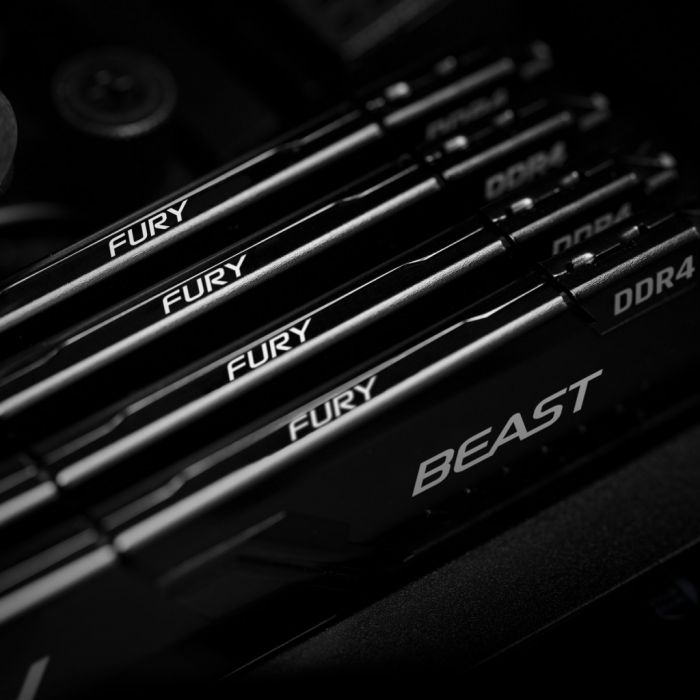 Пам'ять ПК Kingston DDR4  8GB KIT (4GBx2) 2666 FURY Beast