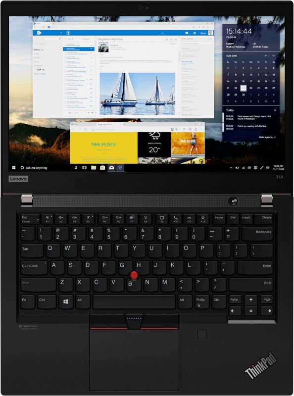 Ноутбук Lenovo ThinkPad T14 14FHD IPS AG/Intel i5-1135G7/16/256F/int/DOS