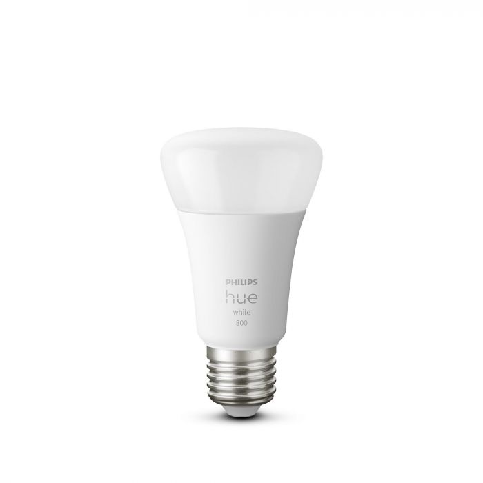 Лампа Philips Hue E27, 9W(60Вт), 2700K, White, ZigBee, Bluetooth, розумна, димування