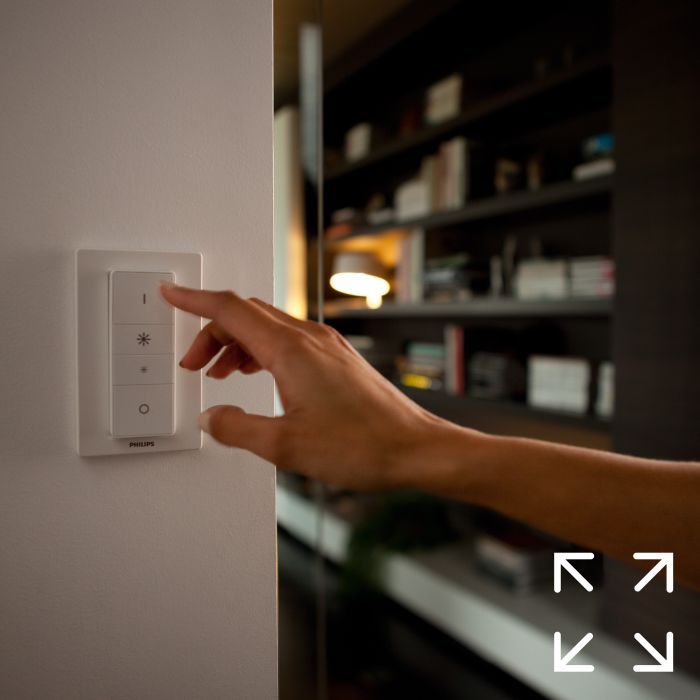 Пульт дистанційного керування Philips Hue Dimmer, ZigBee, настінний, портативний