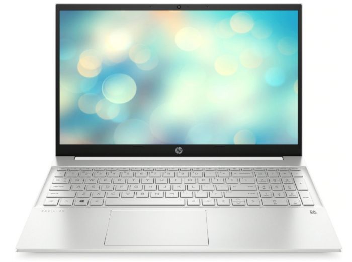 Ноутбук HP Pavilion 15-eh1063ua 15.6" FHD IPS AG, AMD R5-5500U, 16GB, F512GB, UMA, DOS, сріблястий