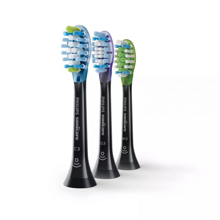 Насадки для электричної зубної щітки PHILIPS Sonicare Premium Pack (C3/G3/W3) HX9073/33