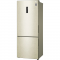 Холодильник з нижн. мороз. камерою LG GC-B569PECM, 185х70х70см, 2 дв., Холод.відд. - 329л, Мороз. відд. - 122л, A++, NF, Інв., Зона свіжості, Зовнішн. диспл., Бежевий
