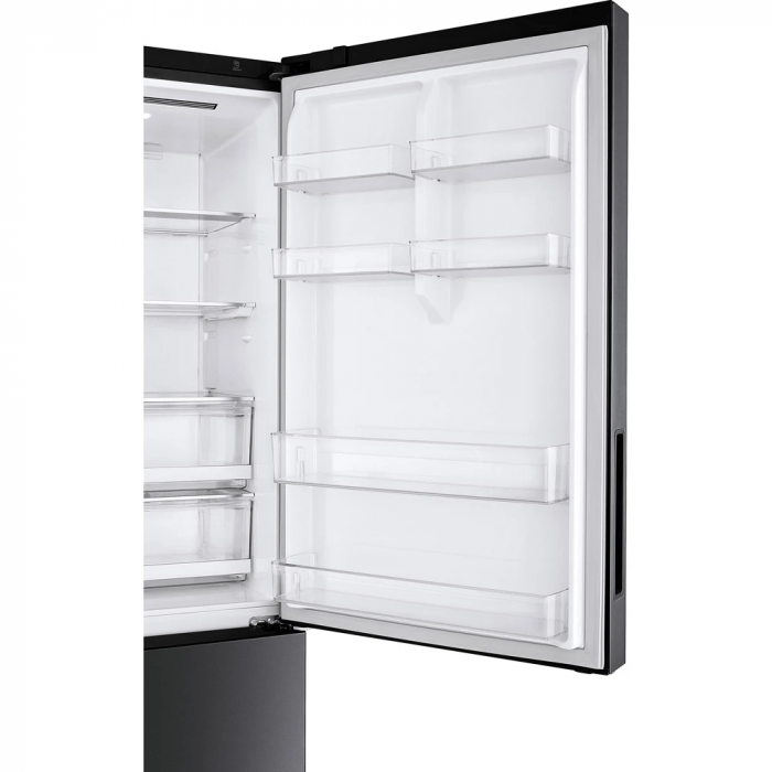 Холодильник з нижн. мороз. камерою LG GC-B569PECM, 185х70х70см, 2 дв., Холод.відд. - 329л, Мороз. відд. - 122л, A++, NF, Інв., Зона свіжості, Зовнішн. диспл., Бежевий